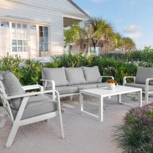 aluminium sun lounger, garden sun lounger, reclining sun lounger, outdoor aluminium furniture
